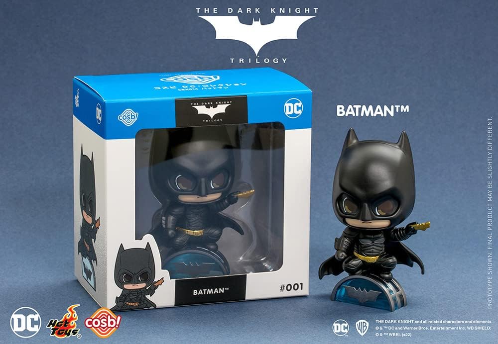 Hot Toys The Dark Knight 8 cm Trilogy Batman Cosbi Figurine