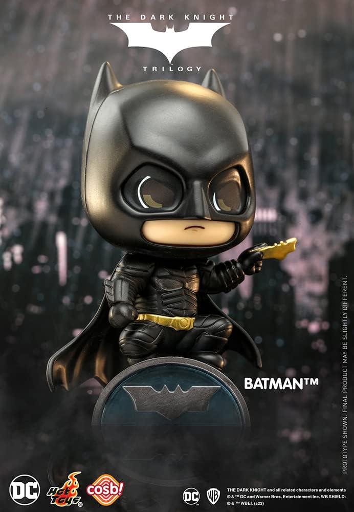 Hot Toys The Dark Knight 8 cm Trilogy Batman Cosbi Figurine