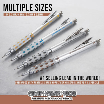 Pentel 0.9mm Graphgear 1000 Mechanical Pencil 0.9 millimeters