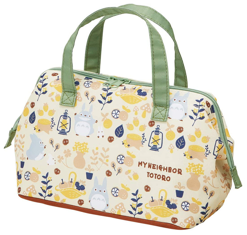 Skater Pouch-Type Insulated Lunch Bag for Bento 160x220x120mm Handbag with Thermal Lining Cool-Warm KGA1 from Japan, Studio Ghibli