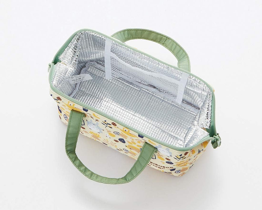 Skater Pouch-Type Insulated Lunch Bag for Bento 160x220x120mm Handbag with Thermal Lining Cool-Warm KGA1 from Japan, Studio Ghibli