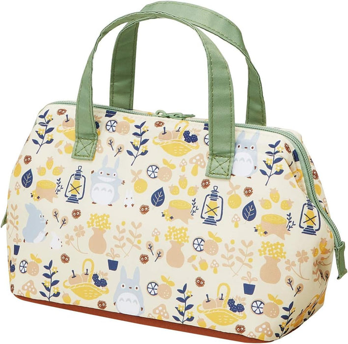 Skater Pouch-Type Insulated Lunch Bag for Bento 160x220x120mm Handbag with Thermal Lining Cool-Warm KGA1 from Japan, Studio Ghibli