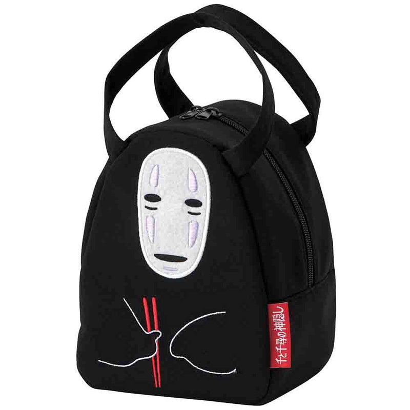 Spirited Away Mini Die Cut Black Lunch Bag with Zip Closure - No-face