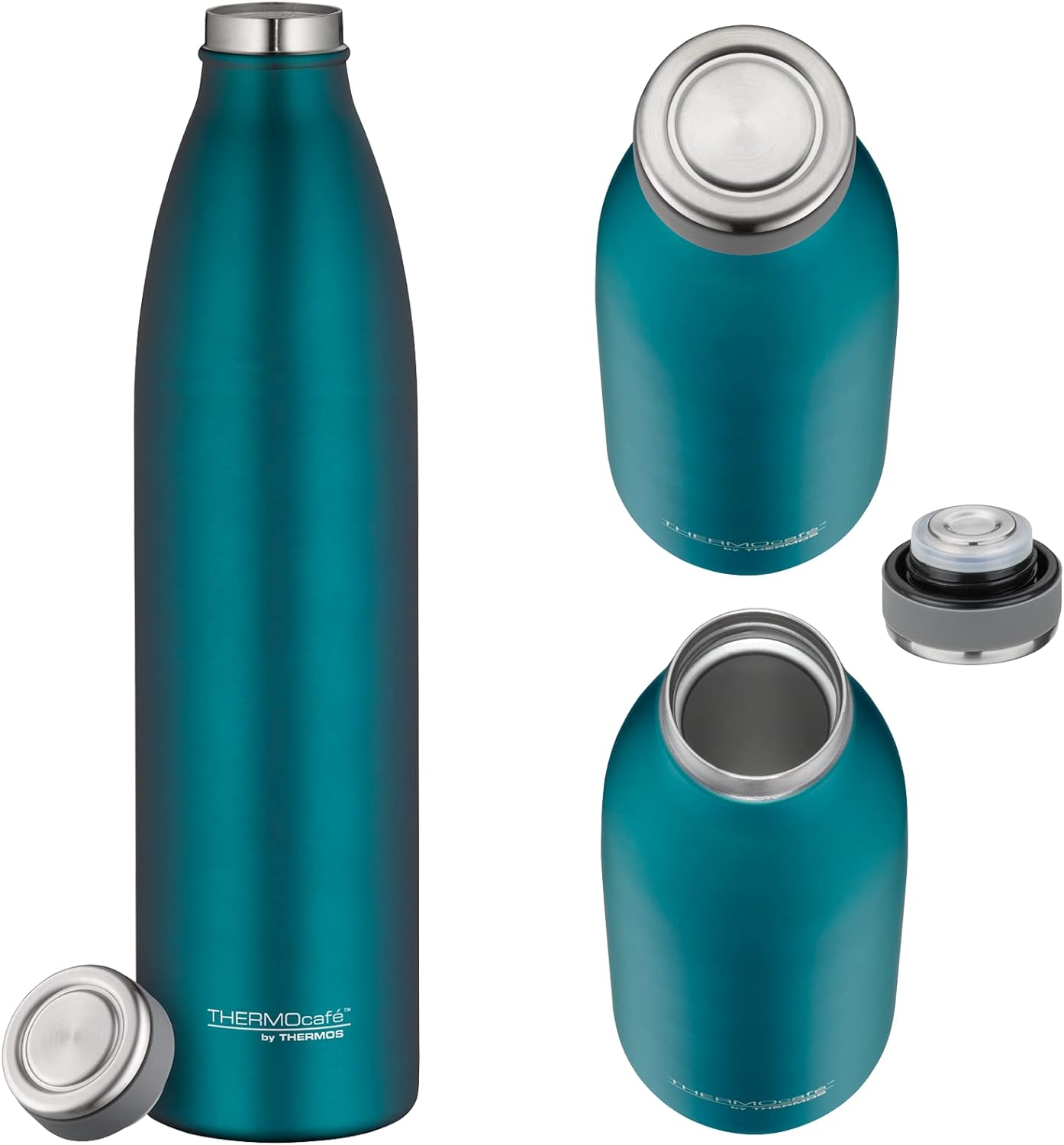 alfi 4067255100 Tc Insulated Bottle, Aluminium, Teal Mat 1 l Teal Mat
