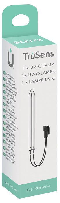 Leitz TruSens Ersatz UV-C Lampe für den Leitz TruSens Z-2000 Luftreiniger, Ersatzlampe mit keimtötenden UV-C-Licht, Bekämpft das Wachstum von Viren und Keimen, 2415149 Z-2000 bis 35 m²