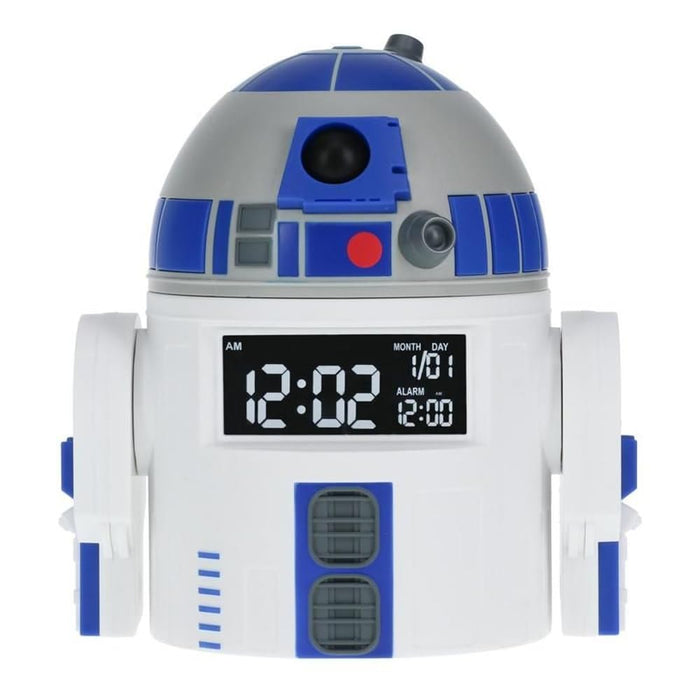 Paladone R2D2 Alarm Clock - Perfect Decor for Star Wars Fans - USB Cable Included - 13 cm (5") Tall