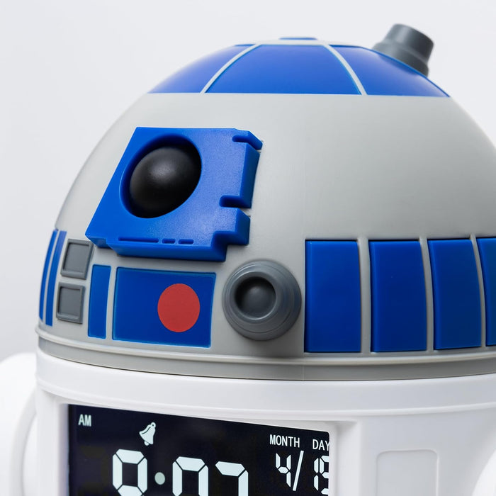 Paladone R2D2 Alarm Clock - Perfect Decor for Star Wars Fans - USB Cable Included - 13 cm (5") Tall