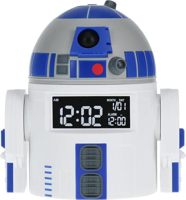 Paladone R2D2 Alarm Clock - Perfect Decor for Star Wars Fans - USB Cable Included - 13 cm (5") Tall