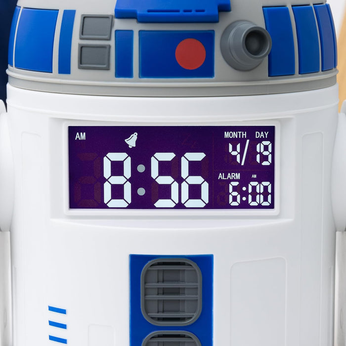 Paladone R2D2 Alarm Clock - Perfect Decor for Star Wars Fans - USB Cable Included - 13 cm (5") Tall