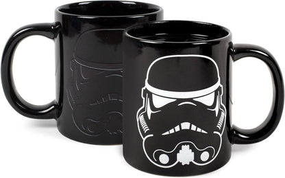 Official Stormtrooper Colour Changing Ceramic Mug, 300ml, Black, Heat Changing Coffee Mug, Helmet Appearance, Gift for Fans – ThumbsUp!