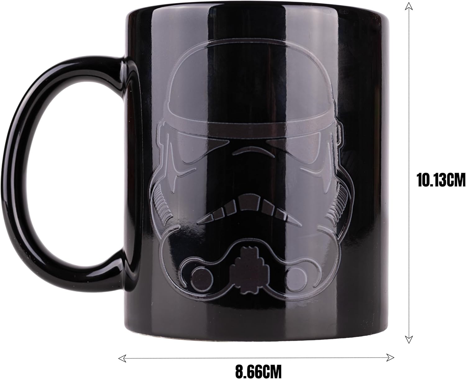 Official Stormtrooper Colour Changing Ceramic Mug, 300ml, Black, Heat Changing Coffee Mug, Helmet Appearance, Gift for Fans – ThumbsUp!