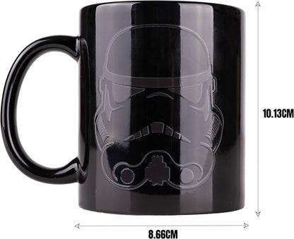 Official Stormtrooper Colour Changing Ceramic Mug, 300ml, Black, Heat Changing Coffee Mug, Helmet Appearance, Gift for Fans – ThumbsUp!
