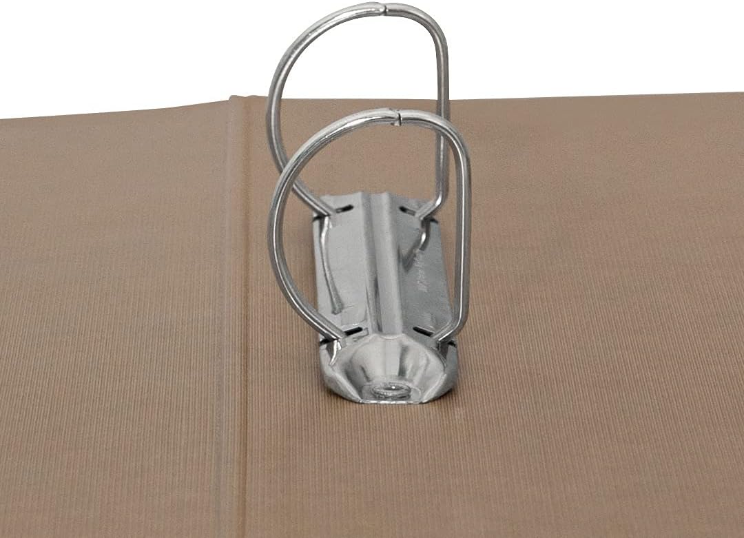 Ring Binder DONAU Life A4/2RD/50mm Yellow/Document Archiving/Type-A4 / 2RD / 50mm / Material-Cardboard/Reinforcement Strip-No Slat Edge/Label-No Label/Colour-Yellow/Format-A4 żółty