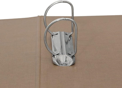Ring Binder DONAU Life A4/2RD/50mm Yellow/Document Archiving/Type-A4 / 2RD / 50mm / Material-Cardboard/Reinforcement Strip-No Slat Edge/Label-No Label/Colour-Yellow/Format-A4 żółty
