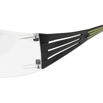 3M SF400 CC1 Clear Safety Glasses - Comfortable Safety Glasses with Anti Scratch Coating - Double Sided UV, Anti Scratch & Anti-Fog Coating