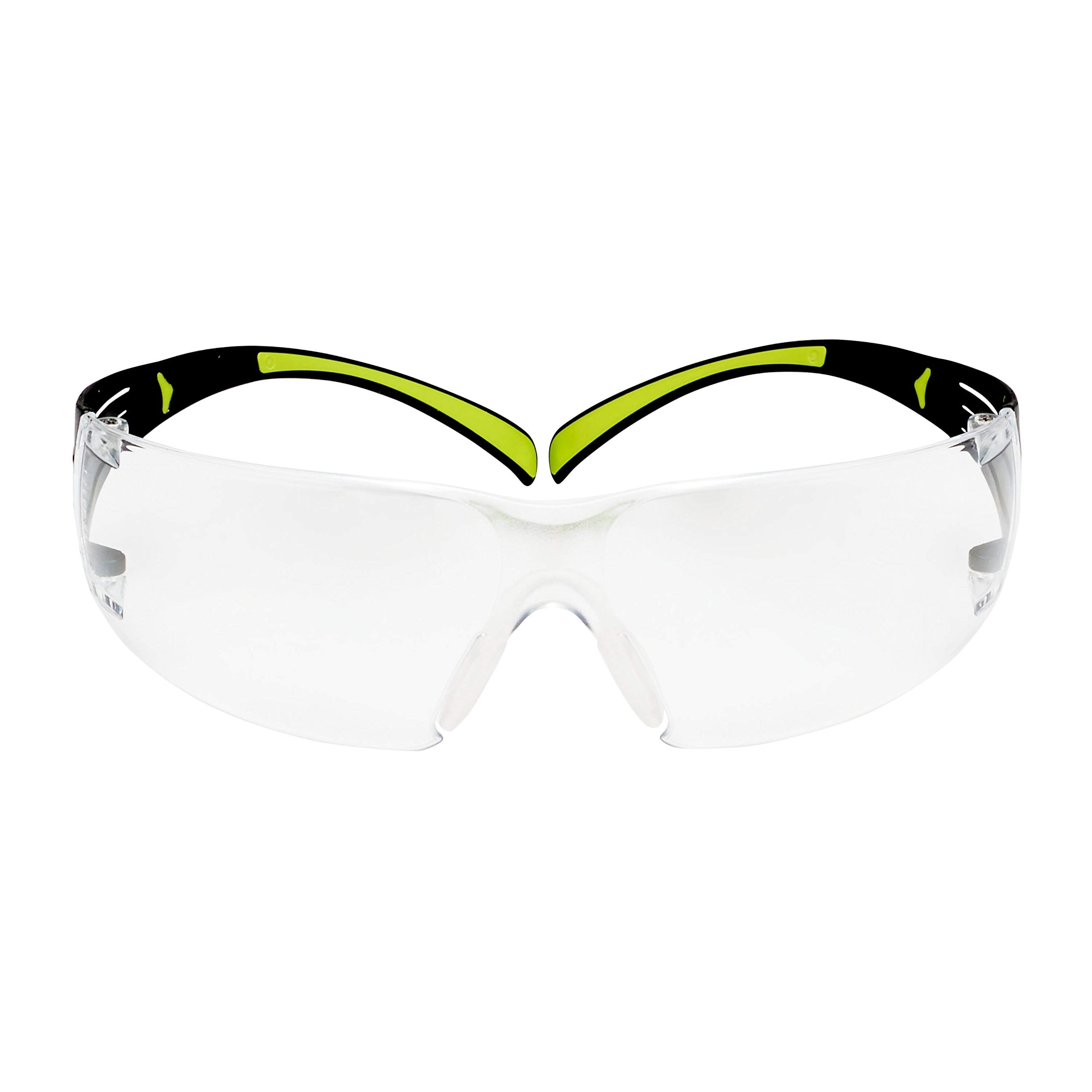 3M SF400 CC1 Clear Safety Glasses - Comfortable Safety Glasses with Anti Scratch Coating - Double Sided UV, Anti Scratch & Anti-Fog Coating