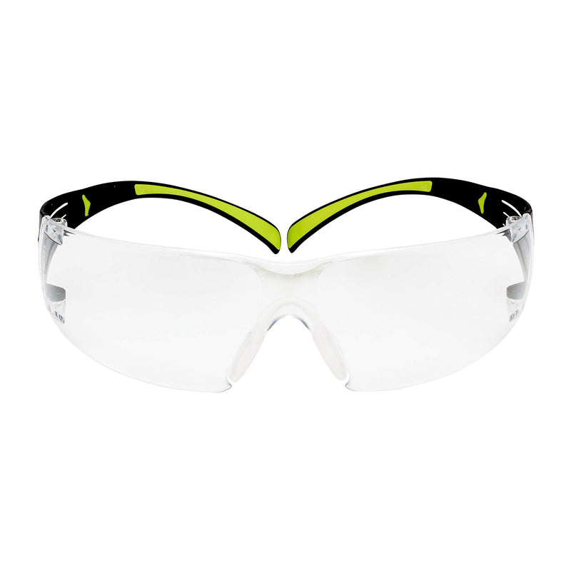 3M SF400 CC1 Clear Safety Glasses - Comfortable Safety Glasses with Anti Scratch Coating - Double Sided UV, Anti Scratch & Anti-Fog Coating