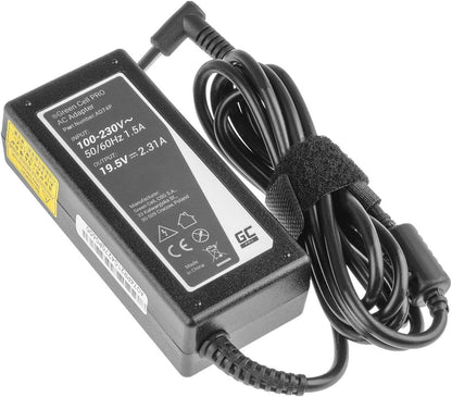 GC PRO Netzteil für HP 250 G2 G3 G4 G5 255 G2 G3 G4 G5, HP ProBook 450 G3 G4 650 G2 G3 Laptop Ladegerät inkl. Stromkabel (19.5V 2.31A 45W
