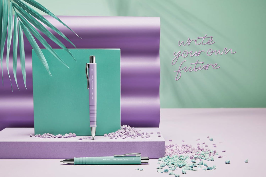 Faber-Castell Poly Ball Edition Ballpoint Pen, XB - Sweet Lilac,Purple