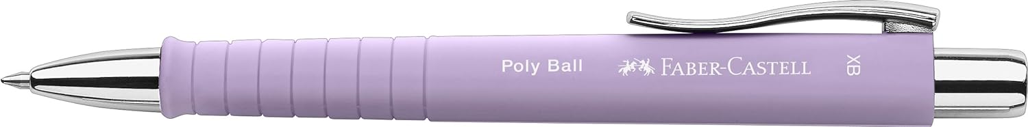 Faber-Castell Poly Ball Edition Ballpoint Pen, XB - Sweet Lilac,Purple