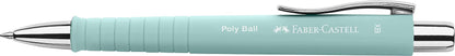 Faber-Castell - 241105 Bolígrafo Poly Ball Xb Edition. Azul caribe., 1 unidad (Paquete de 1