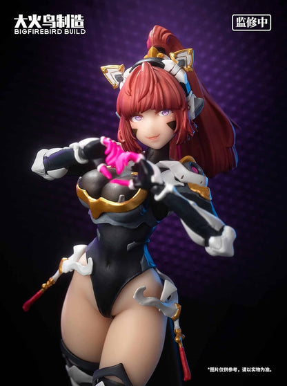 Bigfirebird Build Bungaku Shoujo statuette PVC 1/6 Science Cat Lady Team 001 33 cm