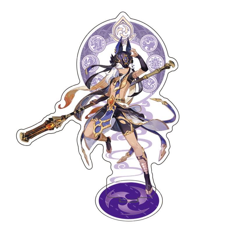 Genshin Impact Figure Acrylic Stand Model Ornaments Collections for Fans Decoratived (CYNO