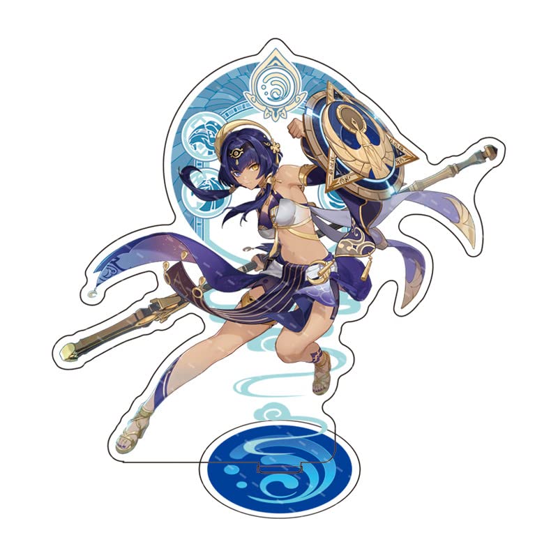 Laozai Genshin Impact Figure Acrylic Stand Model Ornaments Collections for Fans Decoratived (Candace