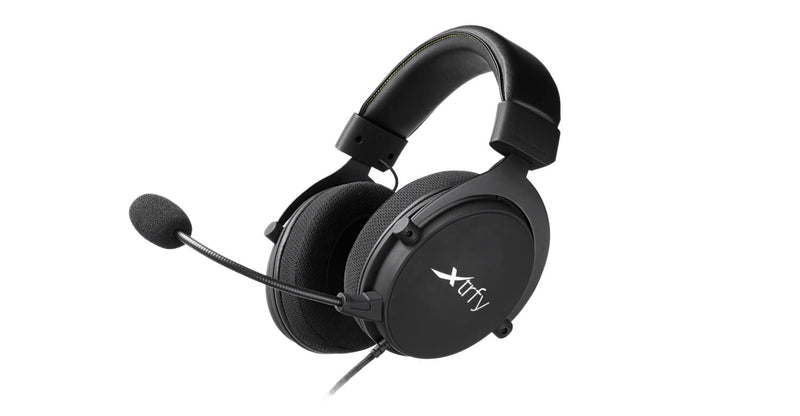 Xtrfy H2 Pro Gaming Headset, XG-H2, Optimised For Esports, 53MM Drivers, Extra Large Memory Foam Cushions, PU Leather, Extra Large Over-Ear Cups, Compatible With Multiple Platforms, Closed Headphones