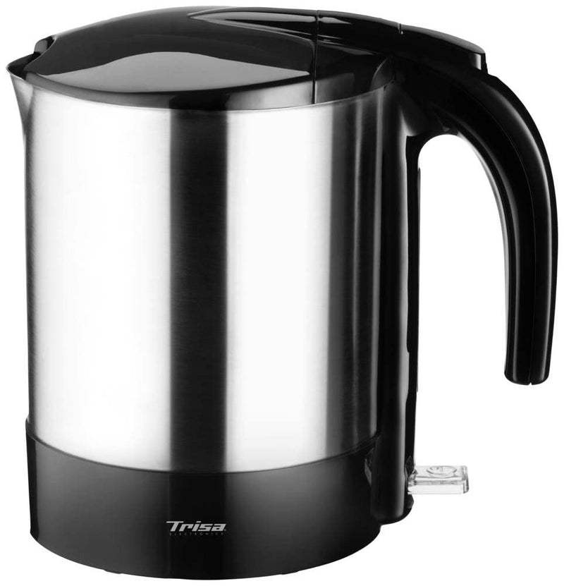 Trisa W4875 Wasserkocher schnurlos, Überhitzungsschutz Silber, Schwarz