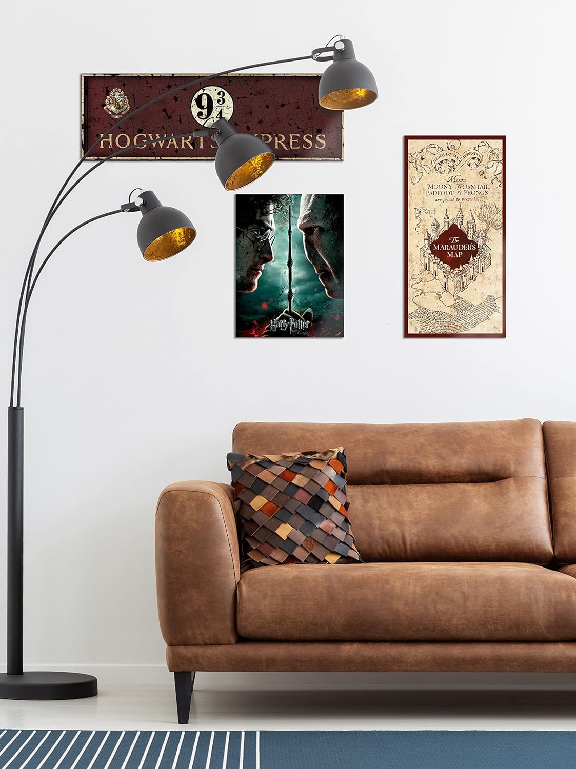 SD toys Poster Harry Potter and Voldemort, Glass Acrylic, Multicoloured, 41x31x3 cm