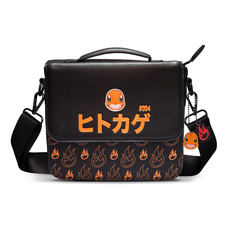 Difuzed Pokemon Charm Portable PU Leather Messenger Bag