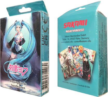 SAKAMI - Hatsune Miku - 52 Playing Cards - Poker Card Game Deck Playing Cards - Original & Licensed