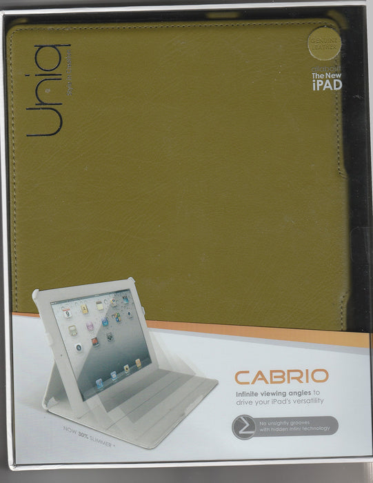 UNIQ - New Ipad 3 - CABRIO REGAL - Moss Green