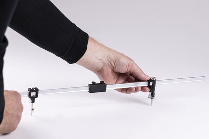 Aristo AH59000 Stangenzirkel (für Kreise mit Durchmesser bis zu 1280 mm, inkl. Zubehör