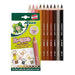 JOLLY X-Big Skin Colour Set | 10 Colours | Thick Colouring Pencils | School 1st Class | Colouring Pencils for Children | Pencils | Shatterproof | Jumbo Size | Colour-Intensive 1 stück (1er Pack) Kbd-sd2lulk