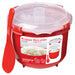 Sistema Microwave Collection Rice Cooker, 87.2 oz./2.6 L, Red