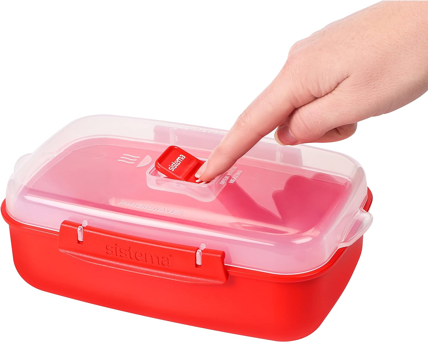 Sistema Microwave Cookware Rectangular Bowl, 42.2 Ounce/ 5.2 Cup
