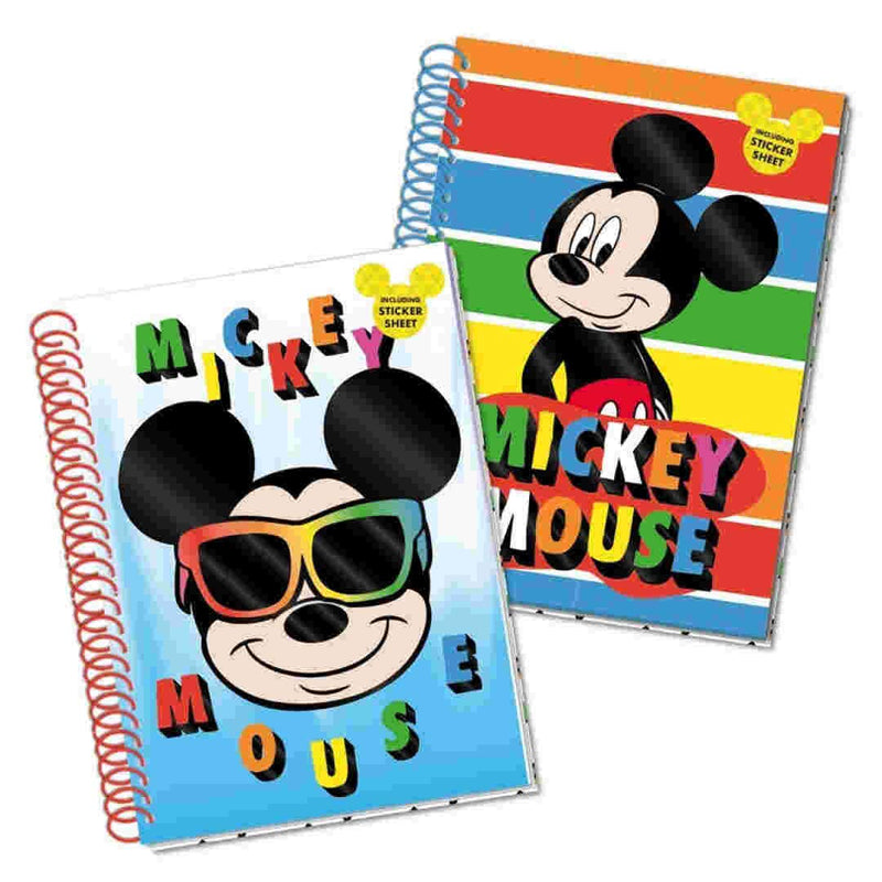 Mickey Notitieboek Met Stickers A5 - [Dutch Import]