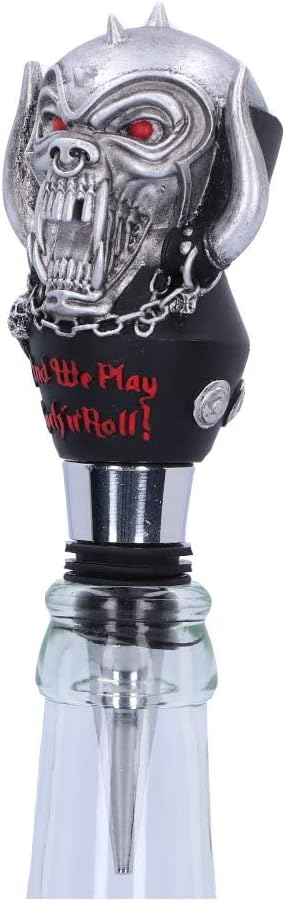 Nemesis Now Officially Licensed Motorhead Warpig Bottle Stopper, Silver, 13.5cm