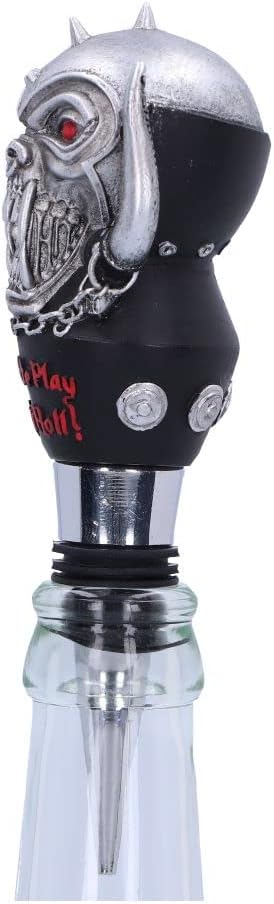 Nemesis Now Officially Licensed Motorhead Warpig Bottle Stopper, Silver, 13.5cm