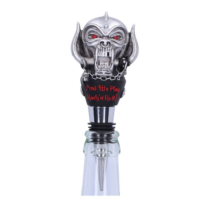 Nemesis Now Officially Licensed Motorhead Warpig Bottle Stopper, Silver, 13.5cm