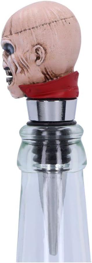 Nemesis Now Officially Licensed Iron Maiden The Trooper Bottle Stopper, Silver, 10cm