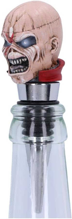 Nemesis Now Officially Licensed Iron Maiden The Trooper Bottle Stopper, Silver, 10cm