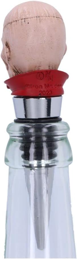 Nemesis Now Officially Licensed Iron Maiden The Trooper Bottle Stopper, Silver, 10cm