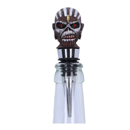 Nemesis Now Officially Licensed Iron Maiden Book of Souls Bottle Stopper, Silver, 10cm