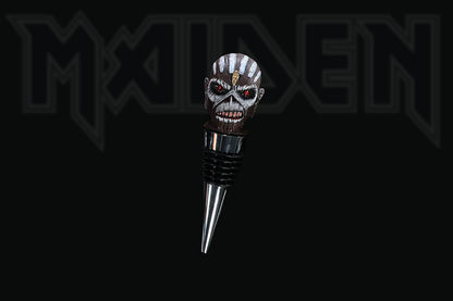Nemesis Now Officially Licensed Iron Maiden Book of Souls Bottle Stopper, Silver, 10cm