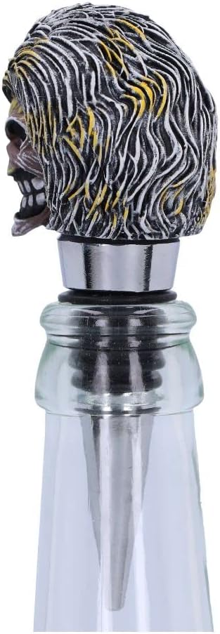 Nemesis Now Officially Licensed Iron Maiden Killers Bottle Stopper, Silver, 10cm