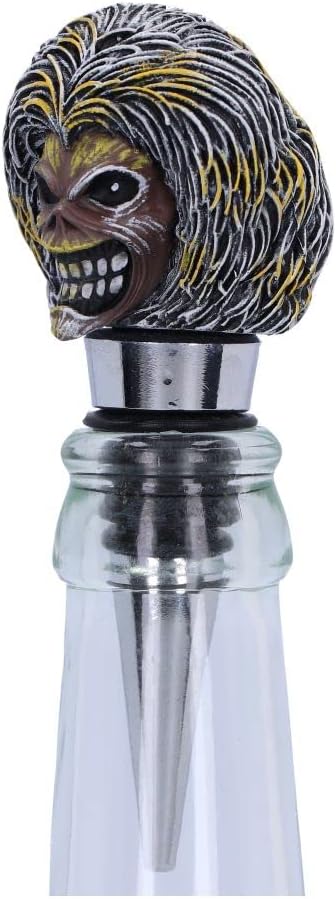 Nemesis Now Officially Licensed Iron Maiden Killers Bottle Stopper, Silver, 10cm