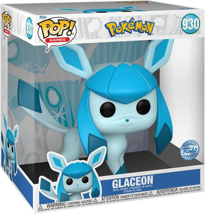 Funko POP! Jumbo: Pokemon - Glaceon - Collectable Vinyl Figure - Gift Idea - Official Merchandise - Toys for Kids & Adults - Video Games Fans - Model Figure for Collectors and Display POP ''10 Multico
